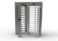 316SS Pedestrian Rotating Full Height Turnstile With LED Direction Indicators