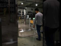 자동 원통형 스윙 게이트 보행자 출입 통제