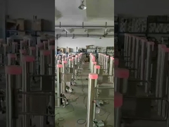 허리 높이 304 스테인리스 스틸 보행자 스윙 게이트