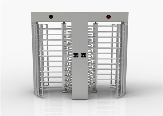 이중 통로 쌍방향 완전 높이 회전대 40W 전력 소비로 안전한 입구 제어