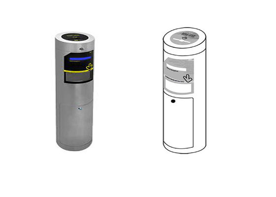 280장 수납 가능 드롭박스 카드 수집기 및 통합 접근 제어를 위한 AC230 전원 입력