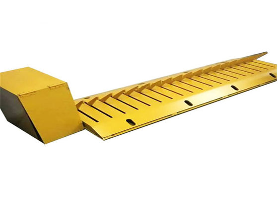 IP67 양방향 원격 제어 타이어 파쇄기, 10mm 블레이드 두께 및 반사 스트라이프