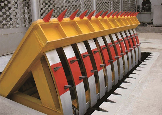 70톤 축 하중 및 PLC 제어, 고보안 상승 연석을 갖춘 저소음 유압식 도로 차단기