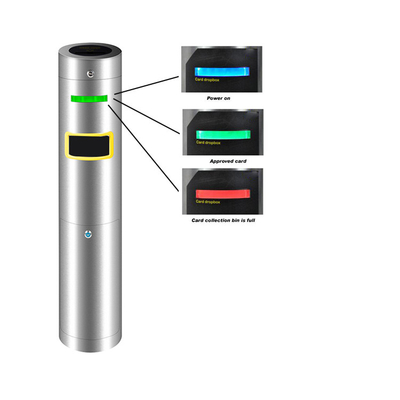 직경 219mm 액세스 제어 개찰구 3색 LED 램프 표시기 카드 수집기