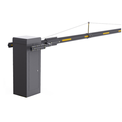10 Meters Long Arm Heavy Duty Carbon Fiber Boom Solid Material Barrier Gate For Railway Station Bus Station