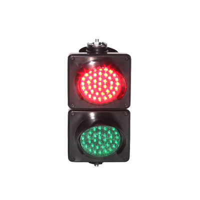 높은 밝기 미니 사이즈 AC85V-265V DC12V 24V LED PC 재료 빨간색과 녹색 100mm 교통 신호등
