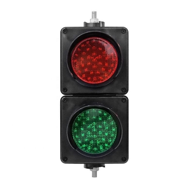 100mm 4인치 빨간색과 녹색 2색 LED 교통 신호등