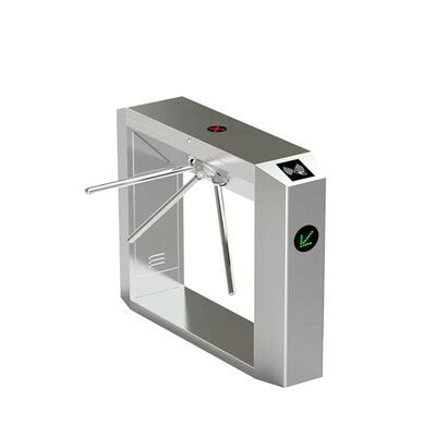 8인치 HD IPS 디스플레이 삼각대 턴스타일 게이트, 500mm 암 길이 및 304 스테인리스 스틸 하우징