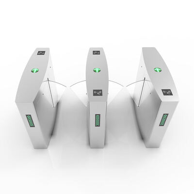 입구 보안 플랩 배리어 게이트 보행자 회전문, IR 센서, 27cm 플랩 길이, 1초 개폐 시간