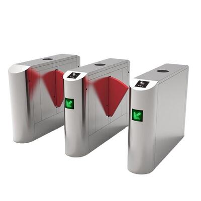 알람 시스템 및 PU 폼 플랩 배리어 게이트가 있는 LED 조명 표시 속도 게이트