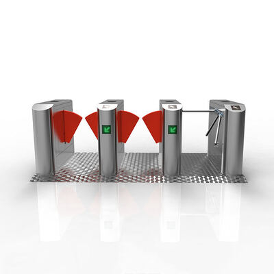 100W 양방향 플랩 배리어 턴스타일 (지하철 및 공항 출입 통제용 260mm 날개 포함)