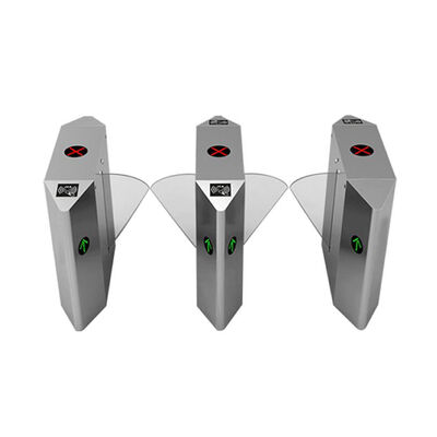 IP44 1.5mm 두께 스테인리스 스틸 플랩 배리어 게이트, 자동 리셋 기능 및 110V 전원