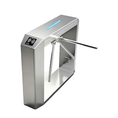 보안 출입 통제를 위한 양방향 통과 및 510mm 팔 길이의 304 스테인리스 스틸 삼각대 회전식 개찰구