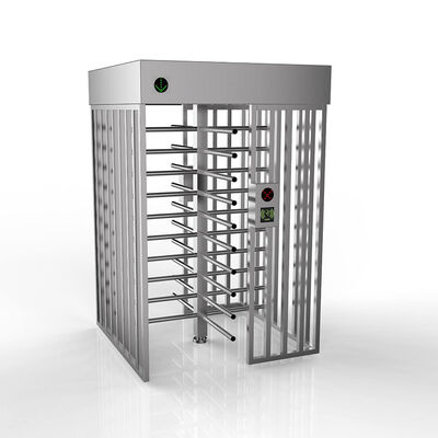 RFID 0.2초 SUS304 전고형 회전문 보안 게이트, 610mm 폭으로 높은 보안 제어