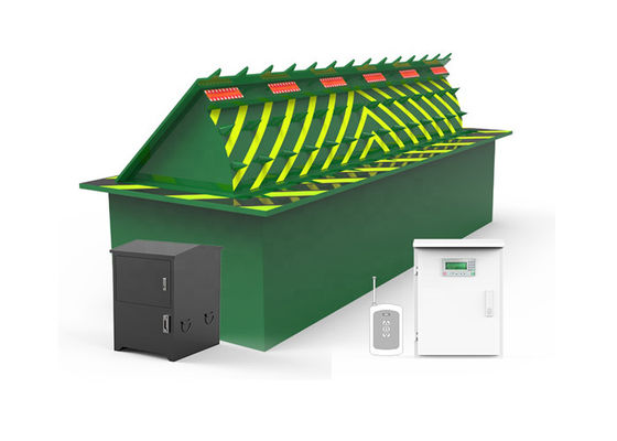 3.7KW 전력 80 톤의 부하와 고도의 보안을 위해 500mm 리프팅 높이를 가진 테러 방지 수압 도로 차단기