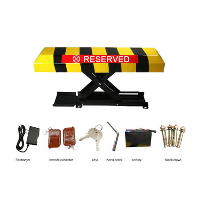 DC12V 모터 자동 주차 잠금 305mm 리프팅 높이와 재충전 가능한 납산 배터리