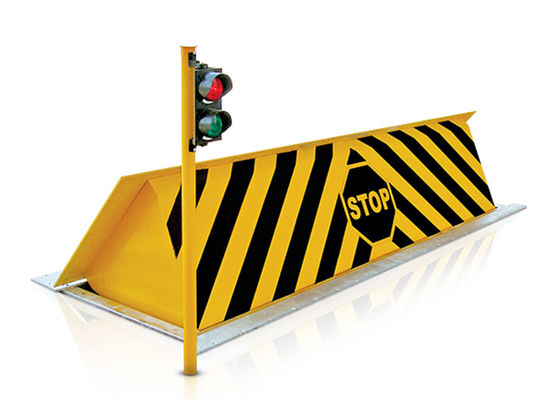 80톤 지지력, 속도 조절 가능, A3 강철 구조의 대테러 유압식 도로 차단기