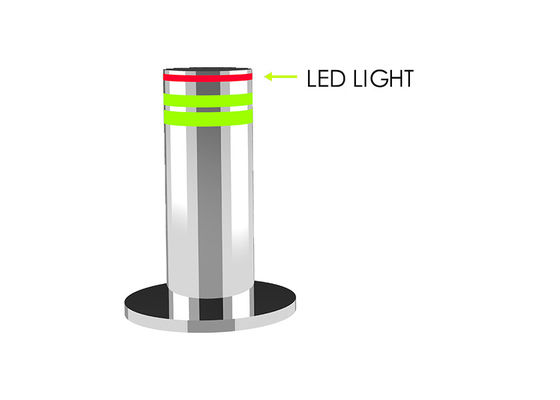 316 스테인리스 스틸 자동 상승 보러드 70T 로딩 및 3s 상승 시간 도로 안전