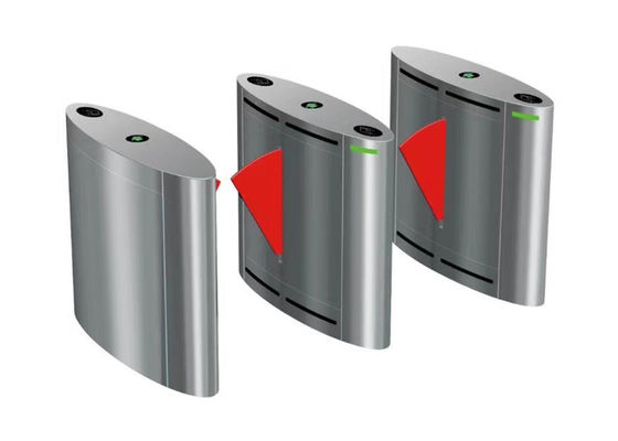 양방향 600mm 너비 SS304 플랩 장벽 게이트 0.2s 오픈 시간