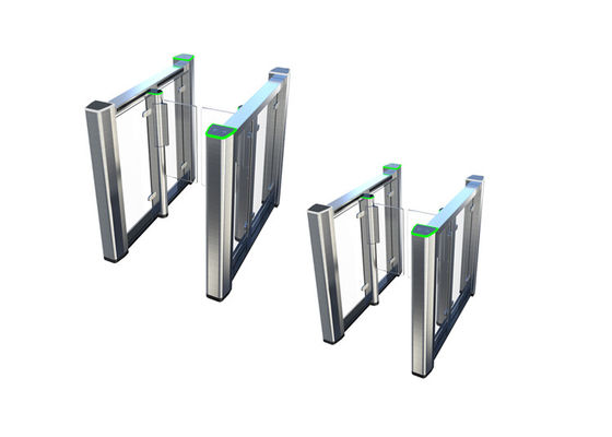 얼굴 인식 IP54 RS485 생체 인식 스윙 게이트, 보안 출입 통제를 위한 10mm 아크릴 배리어