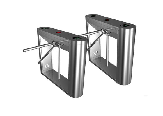 510mm 암 길이 24VDC 40W 삼각 회전식 게이트, 출입 통제를 위한 304 스테인리스 스틸 하우징