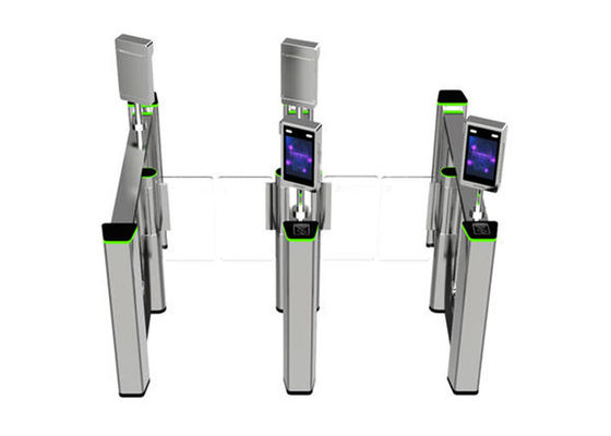 SS314 스테인리스 스틸 600mm 통행 보행자 스윙 장벽 게이트 0.4S 오픈 시간