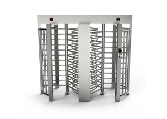 SS304 스테인리스 스틸 전체 높이 회전대 0.2S 반응 시간 및 보행자 접근 통제를 위한 쌍방향 통로