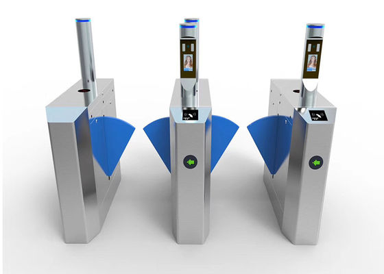 0.2초 개폐형 RS485 SS304 출입 통제 윙 게이트 플랩 배리어 턴스타일