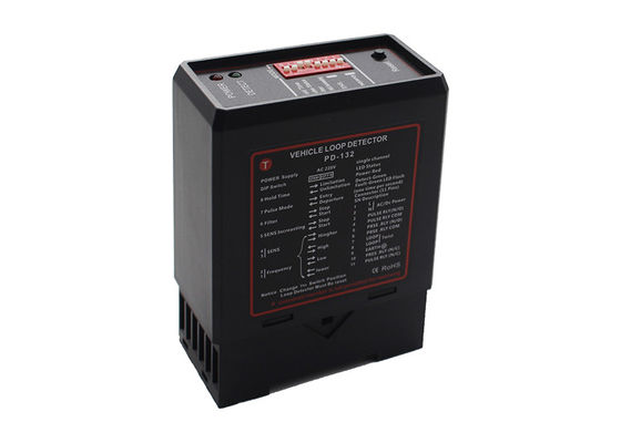 170KHz 4 인크리멘트 조절 가능한 차량 루프 탐지기 PD132 ABS 플라스틱 하우징