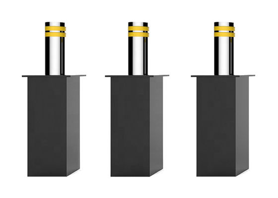 SS304 IP68 PLC 제어 자동 유압식 상승 보안 볼라드 (LED 조명 포함)