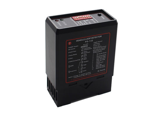 주차 차단기 보안 단일 채널 루프 감지기, 100ms 반응 시간, 240V/5A 출력 릴레이 및 감도 조절 가능