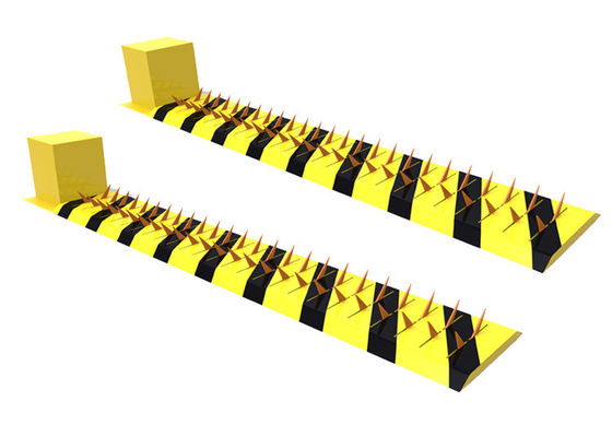 고 토크 DC 모터 IP68 방수 A3 강철 구조의 차량 통제를 위한 전자 기계식 타이어 킬러