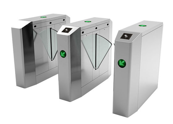 1.2mm 두께 IP44 LED 표시기 플랩 배리어 게이트 보안 출입 통제를 위한 개폐식 플랩 배리어