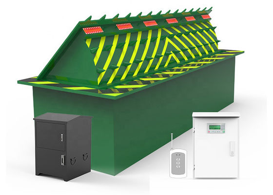 380V 전원 공급 장치 강철 도로 차단기 경직 방지 레이크 및 IP68 보호