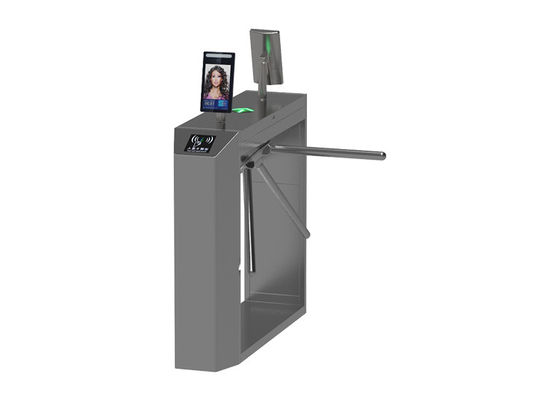 SS304 스테인리스 스틸 두 방향 삼각대 턴스틸 게이트 보행자 제어용 550mm 폭