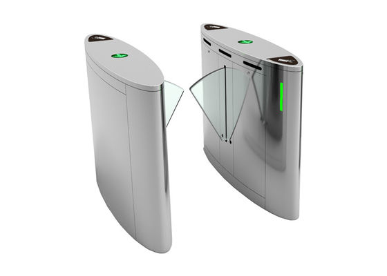 비접촉식 솔루션 보행자용 턴스타일 (BLDC 모터 및 270mm 길이 플랩 배리어 게이트)
