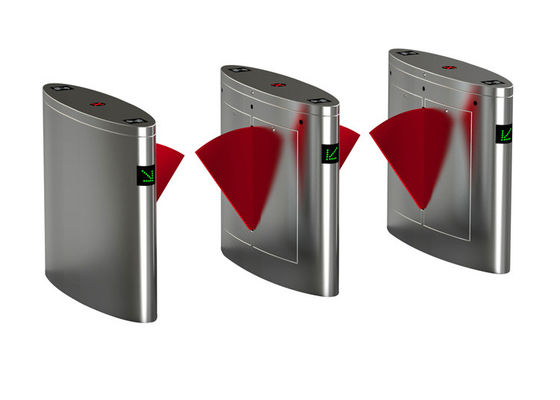 3초 리셋 24V BLDC 모터 플랩 배리어 게이트, 4쌍 적외선 센서 및 600mm 폭