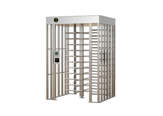 싱글 레인 RS485 2CBM 패키지 볼륨과 IP54 방수 보안 보행자 게이트와 함께 전체 높이의 터닝