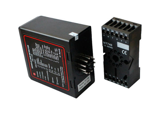 PD132 230VAC 100ms 반응 시간 4.5VA 전력 소비 교통 제어용 단일 채널 인덕티브 차량 루프 감지기