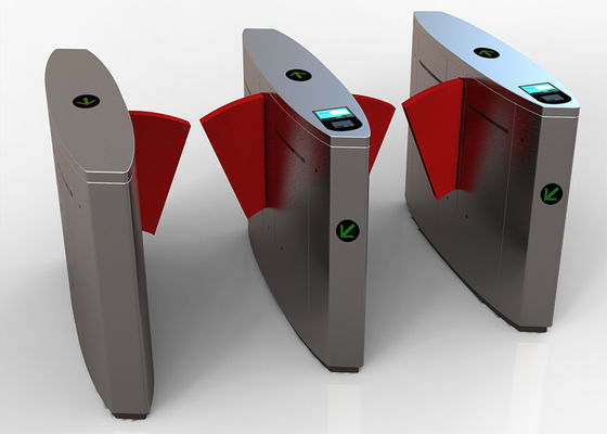 IP54 보호 BLDC 모터 철회 가능한 플랩 장벽 게이트 DC24V 지하철 입구