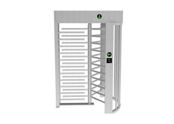 600mm 통행 폭과 스테인리스 스틸 하우징을 갖춘 단일 레인 RFID 카드 출입 통제용 풀 하이트 회전식 개찰구